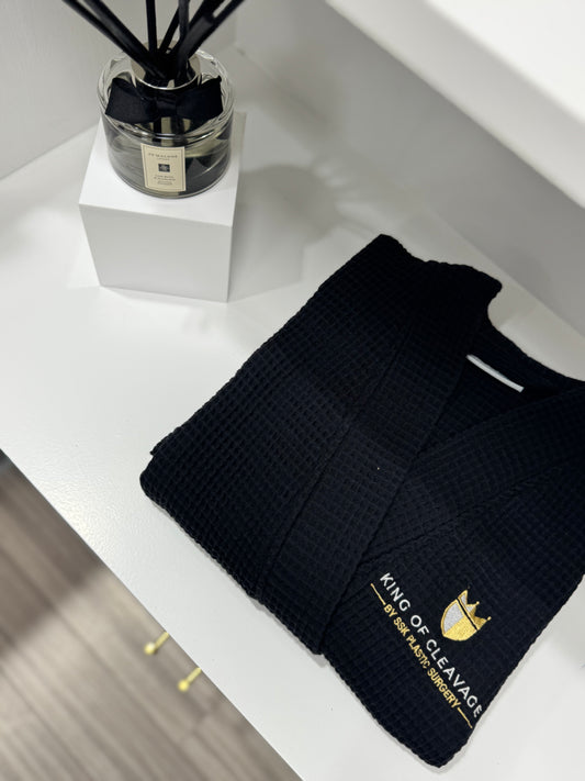 King of Cleavage Waffle Logo Robe